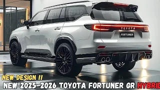 FINALLY!!! 2025 Toyota Fortuner GR Hybrid - New Design - First Look !!