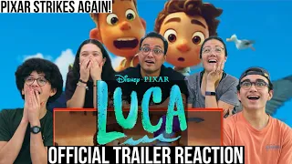 PIXAR’s LUCA OFFICIAL TRAILER REACTION! | MaJeliv Reactions | Making Friends with a Sea Creature