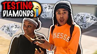 TESTING STRANGERS DIAMONDS😭💎 | Public Interview