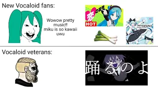 new vocaloid fans vs. vocaloid veterans