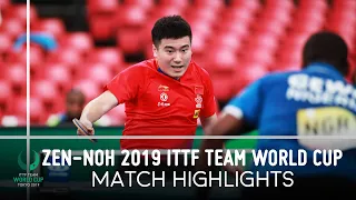 Liang Jingkun vs Aruna Quadri | ZEN-NOH 2019 Team World Cup Highlights (Group)