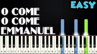 O Come, O Come, Emmanuel | EASY PIANO TUTORIAL + SHEET MUSIC by Betacustic