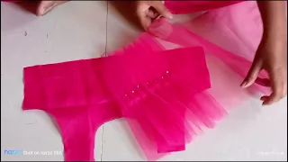 beautiful umbrella frock cutting and stitching// umbrella  gown