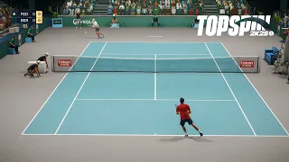 Top Spin 2K25 - Roger Federer Vs Matteo Berrettini I Paris Masters I Legend Difficulty (PS5)