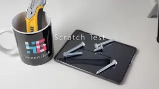 Samsung Galaxy Fold Fingernail Scratch Test! (Durability)