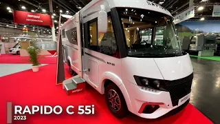 RAPIDO C 55i - 2023 🦊 Compact, fully integrated on a FIAT chassis with a larger rear track width