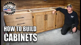 How To Build Cabinets / Easy DIY Base Cabinets