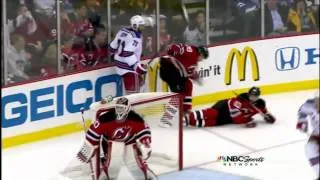 Michael Rupp punches Martin Brodeur. May 21st 2012