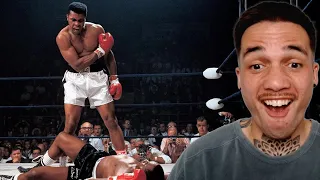 CLUELESS GUY REACTS TO MUHAMMAD ALI KNOCKOUTS