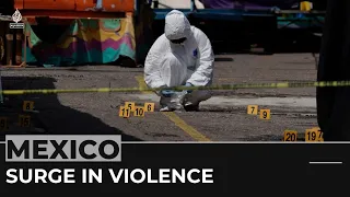 Mexico security: Surge in violence linked to organised crime