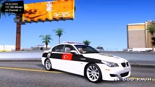BMW M5 Türk Polis Aracı - GTA San Andreas 1440p / 2,7K 60FPS _REVIEW