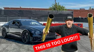 MEET THE LOUDEST BENTLEY IN THE WORLD! *STRAIGHT PIPED TWIN TURBO V8*