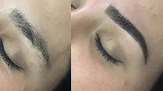 Eyebrows shaping || only removed extra hair growth || celebrity eyebrow shaping style 👇🏻