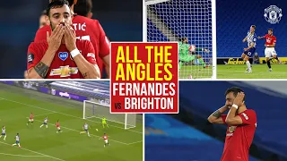 All the Angles | Fernandes finishes classic counter attack! | Brighton v Manchester United