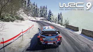 WRC 9 Gameplay PC - Hyundai i20 WRC at Monte Carlo Rally