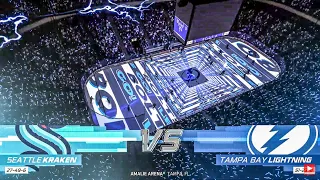Seattle Kraken vs Tampa Bay Lightning 12/13/2022 NHL 23 Gameplay