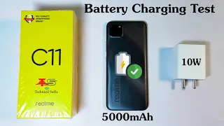 Realme C11 Battery Charging Test - 5000 mAh Battery with 10W Charger @TechnicalSaifie