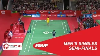 SF | MS | Anders ANTONSEN (DEN) vs Jonatan CHRISTIE (INA) | BWF 2019