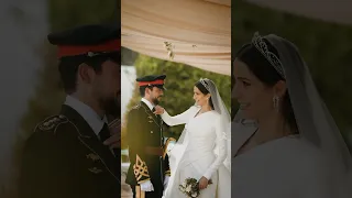 Hussein de Jordania comparte este precioso vídeo de su boda con Rajwa Al-Saif (Parte 1)