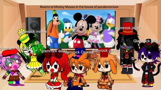 Mickey Mouse and friends react to Mickey mouse in the house of pandemonium