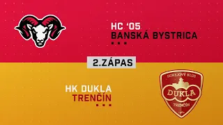 2. zápas kvalifikácia HC 05 Banská Bystrica - Dukla Trenčín HIGHLIGHTS