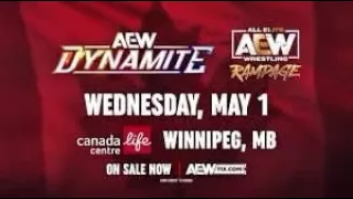 AEW Dynamite May 1st! The Holm Wreckers are going!