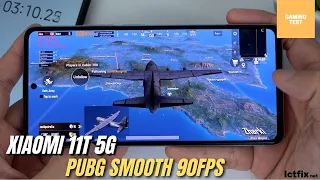 Xiaomi 11T 5G PUBG Gaming test Smooth 90FPS | Dimensity 1200, 120Hz Display