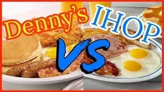 IHOP VS Denny's on Best Breakfast? Sampler Breakfast VS Lumberjack Slam