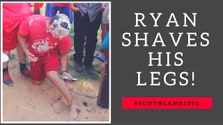 Cabin Challenge Lost = Ryan Shaves His Legs! | #southland2016