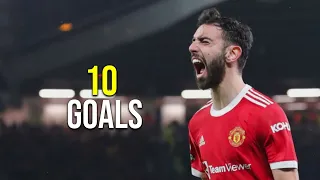 Bruno Fernandes - All 10 Goals for Manchester United 2021/22 | HD