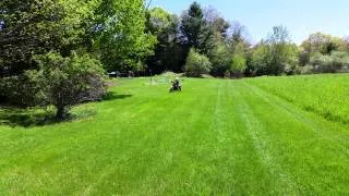 Mike riding a KTM 65 for the first time