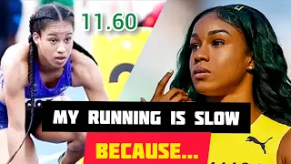 Briana Williams In Tears Explaining reasons to Slow Runing