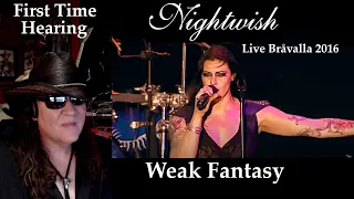First time hearing Nightwish - Weak Fantasy (Live Bråvalla 2016) REACTION #nightwish #reaction