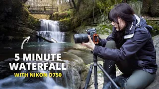 SPECTACULAR Waterfall in Wales: 5 minute Photography with Nikon D750