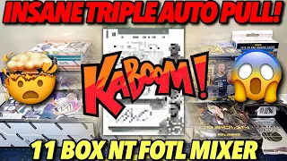 UNBELIEVABLE TRIPLE AUTOGRAPH PULL! 😱🔥 11 Box Basketball Mixer - 21/22 National Treasures FOTL