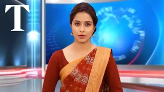 Indian TV news channel premieres first AI presenter