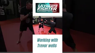 Pad work with Trevor prior to his fight with Timur. #mma #combatsport #ufc #tuf31 #teammcgregor