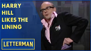 Harry Hill Really Likes The Lining | Letterman