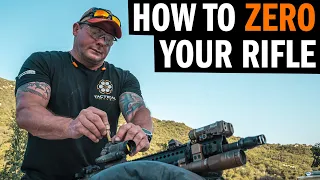 How To Zero A Rifle Scope - A Crude But Effective Method with Army Ranger Dave Steinbach