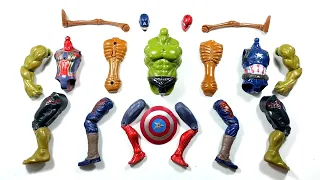 Merakit Mainan Siren Head Vs Hulk Smash Vs Spiderman Vs Captain America ~ Avengers