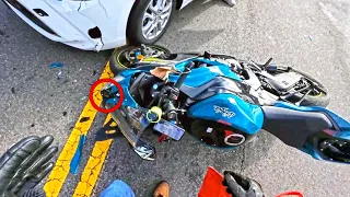 BIKES FALL TO PIECES - Crazy & Unbelievable Motorcycle Moments