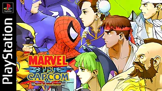 Marvel vs. Capcom: Clash of Super Heroes Full Game | Longplay Ps1