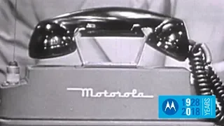 1953 “Motorola TV Hour” Commercial: Bob Galvin on Future Motorola Two-Way Radio Technology Uses