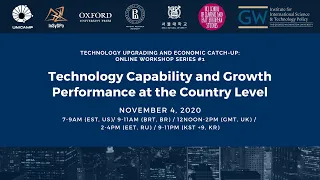 Technology Upgrading and Economic Catch-Up (workshop #1)