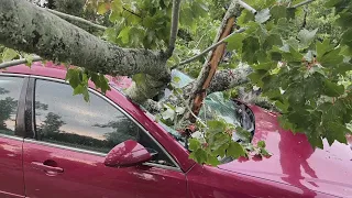 Latest on wind damage, widespread outages following first round of storms in southeast Louisiana