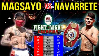 MARK MAGSAYO VS EMANUEL NAVARRETE