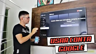 Como usar a conta do Google na Smart TV