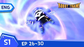 Robot Trains | EP26~EP30 (60min) | Full Episode Compilation | ENG | robottrainreplay