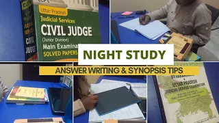 A day in the life of a judiciary aspirant* NIGHT STUDY VLOG|| JUDICIARY VIBES