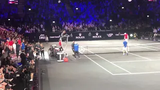 Roger Federer wins & celebrates | #Laver Cup 2019